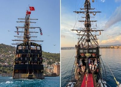 Piratenschiff Kreuzfahrt in Antalya