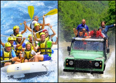 Antalya Jeep Safari & Rafting Tour