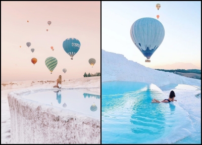 Pamukkale Heißluftballon Von Antalya